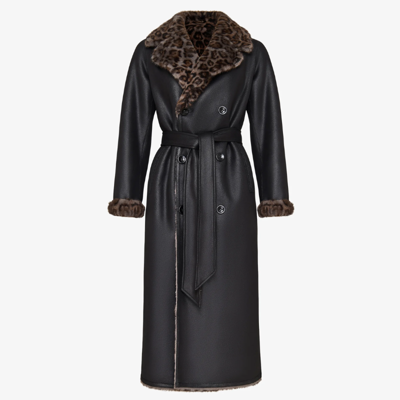 Casaco longo reversível